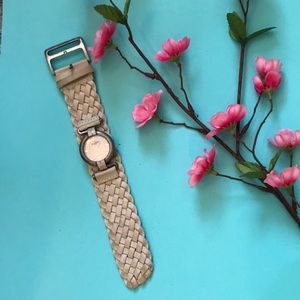 Lucky brand watch with leather bracelet